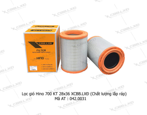 Lọc gió Hino 700 KT 28x36 XCBB.LXĐ (Chất lượng lắp ráp) - XCBB.LXĐ