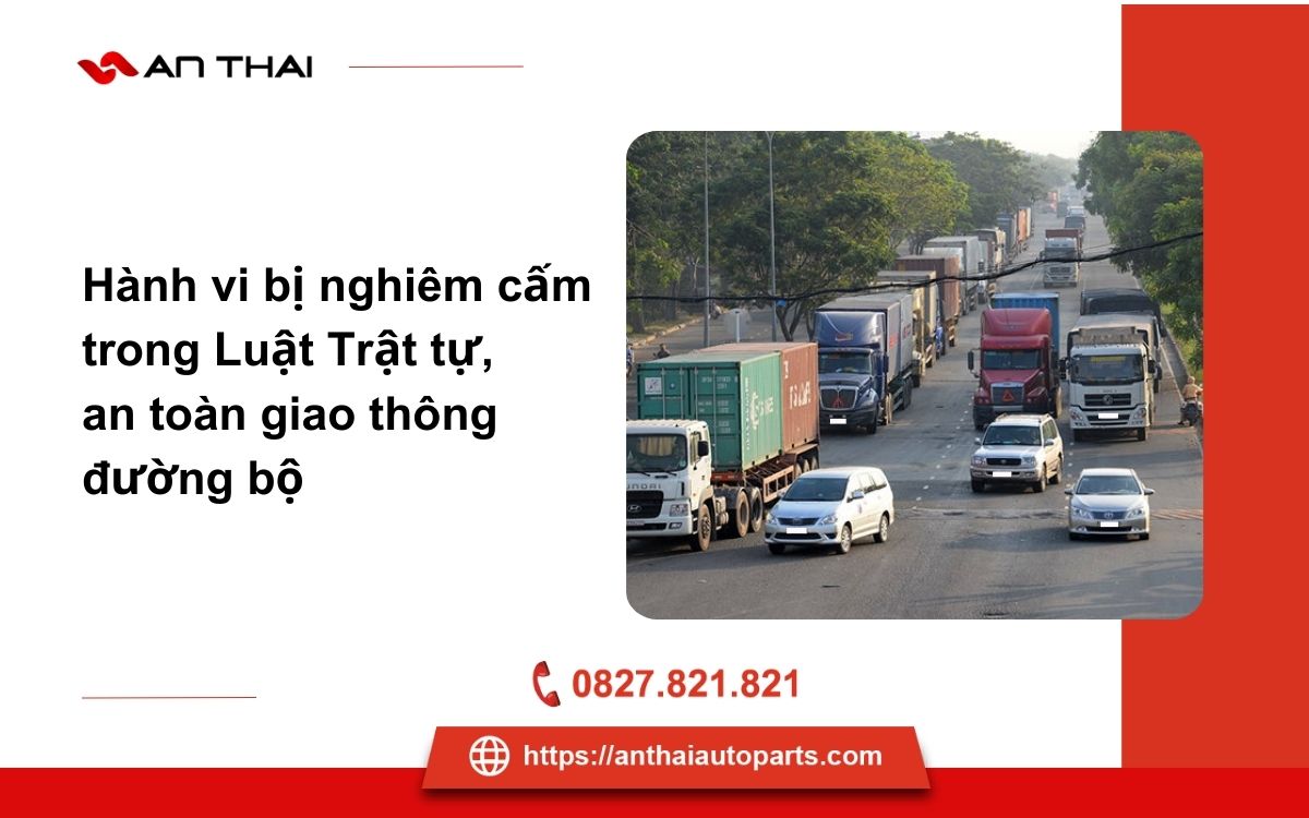 Các hành vi bị nghiêm cấm trong Luật Trật tự, an toàn giao thông đường bộ