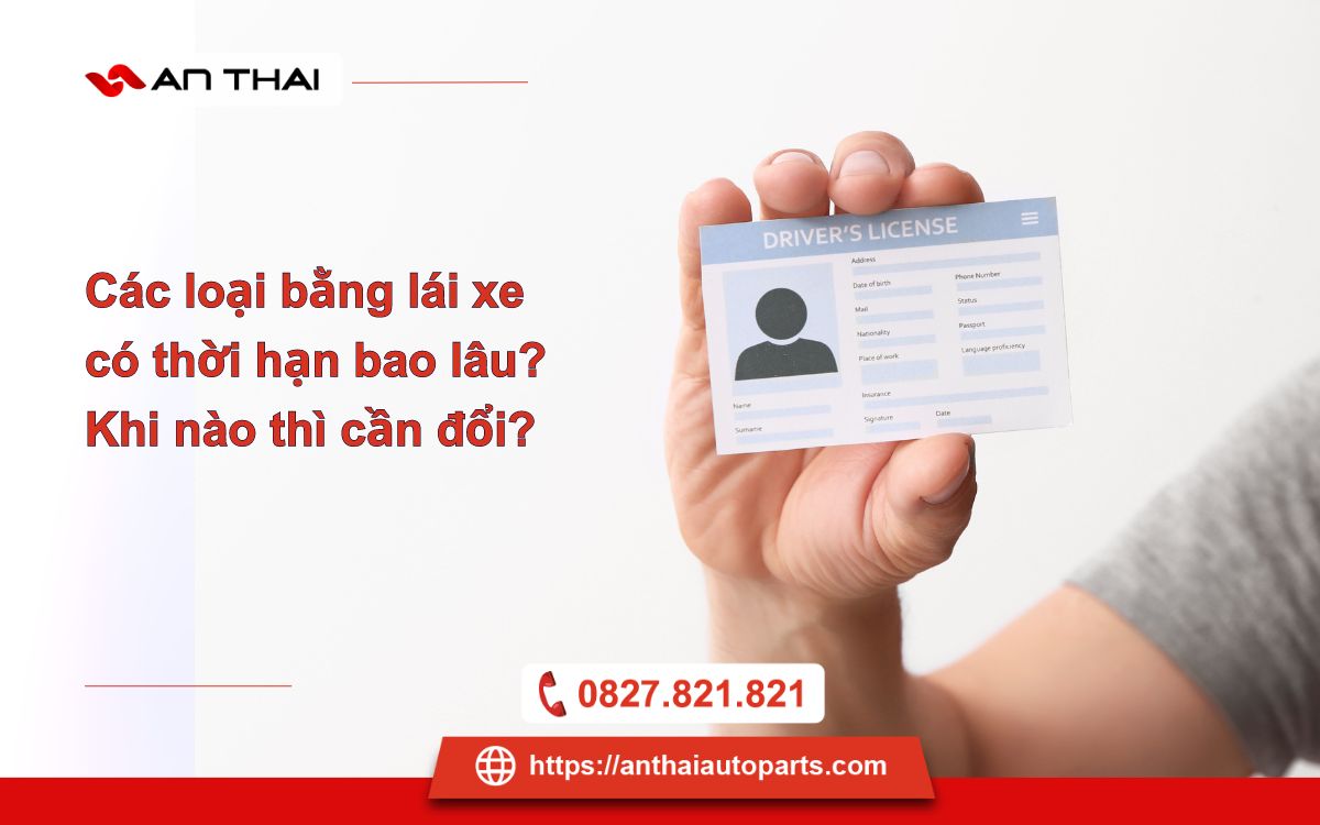 Các loại bằng lái xe có thời hạn bao lâu Khi nào thì cần đổi