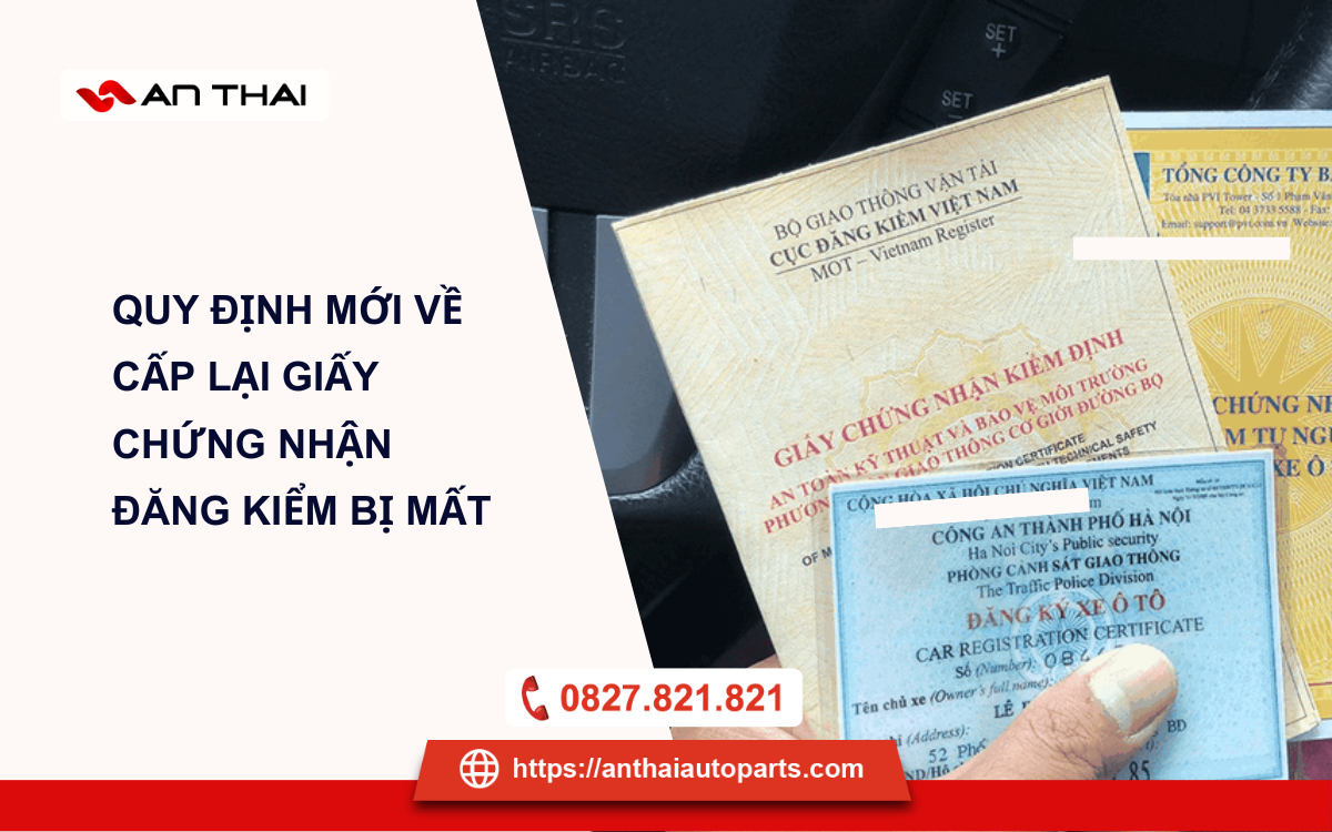 Mất giấy đăng kiểm có xin lại được không