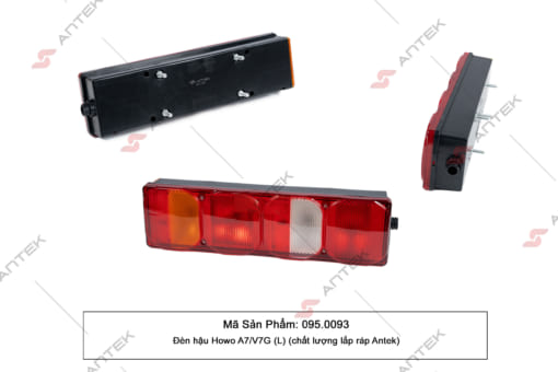 0950093 - Đèn hậu Howo A7-V7G L chất lượng lắp ráp Antek