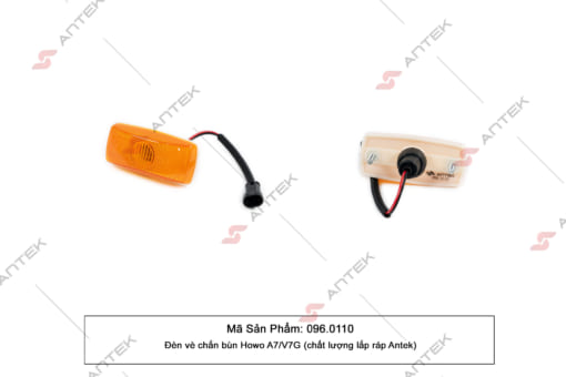 0960110 - Đèn vè chắn bùn Howo A7-V7G chất lượng lắp ráp Antek