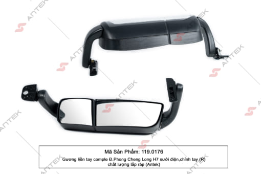 1190176 - Gương liền tay comple Chenglong H7 sưởi điện,chỉnh tay (R) Antek chất lượng loại 1