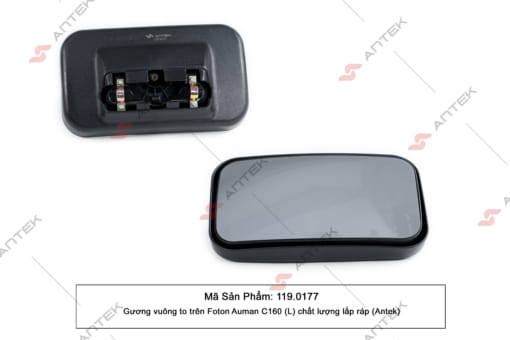 1190177 - Gương vuông to trên Foton Auman C160 (L) Antek chất lượng loại 1