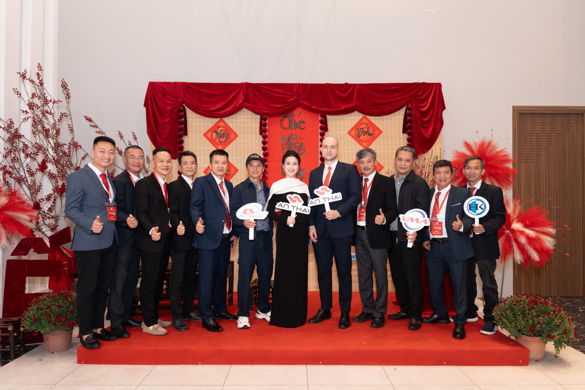 Đại diện An Thái cùng các doanh nghiệp khác tham dự Tiệc tất niên Hiệp hội Phụ tùng Ô tô Hà Nội