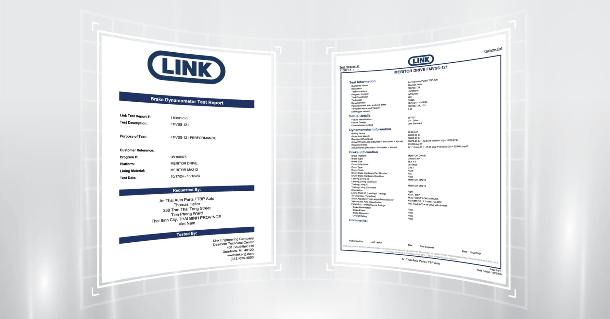 Tăm bua An Thái đạt chứng nhận FMVSS-121 của Hoa Kỳ