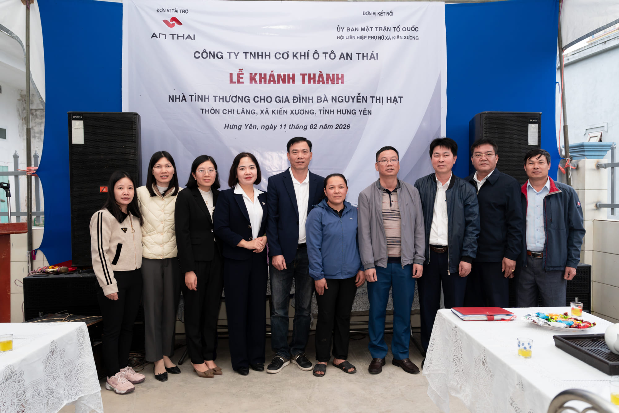 An Thái trao nhà tình thương cho gia đình bà Nguyễn Thị Hạt (Xã Kiến Xương)