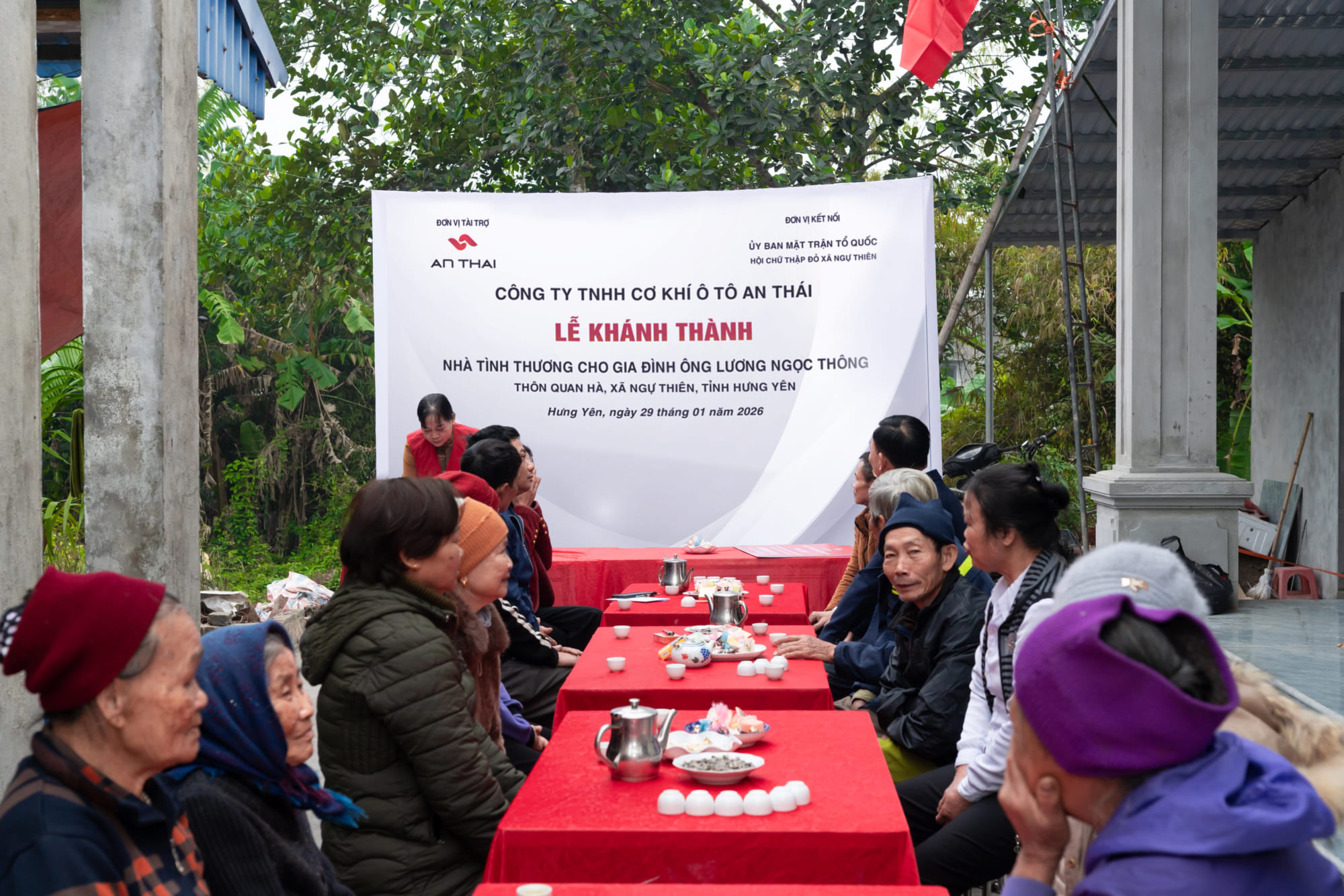 Lễ khánh thành nhà tình thương của An Thái - Thêm một mái ấm vững chãi, thêm một niềm hy vọng cho gia đình bác Thông