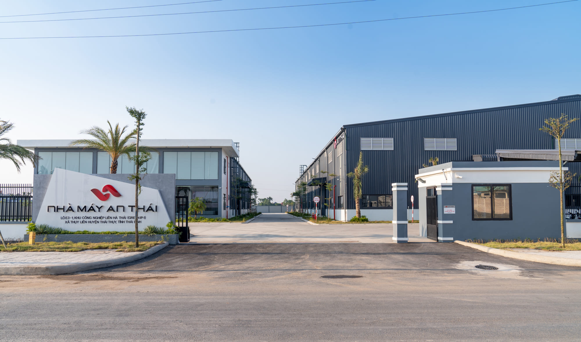 Nhà máy An Thái tại Khu công nghiệp Liên Hà Thái, Xã Thuỵ Liên, Tỉnh Hưng Yên