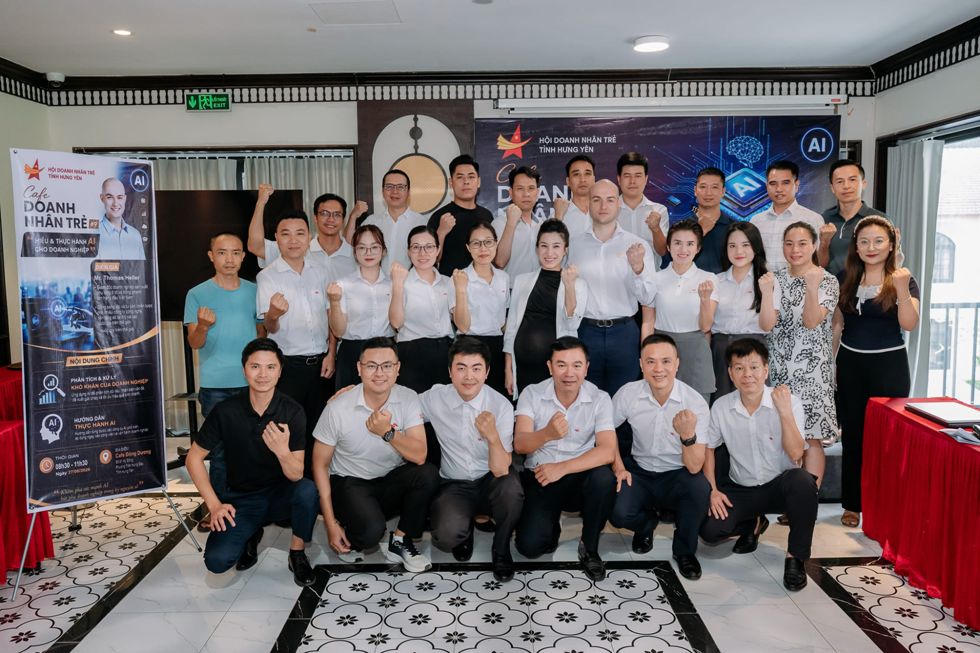 Chương trình Cafe Doanh nhân Trẻ #9 do Hội Doanh nhân Trẻ tỉnh Hưng Yên tổ chức